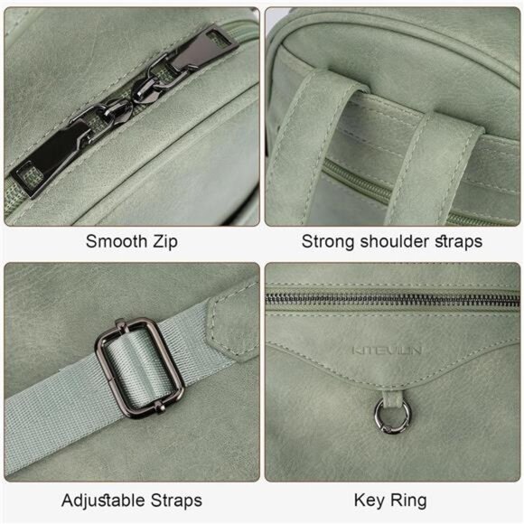 Mini Backpack Fashion for Women Mint Green main image 6